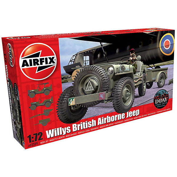 

Сборная модель Airfix "Автомобиль Willys Jeep Trailer & Howitzer"