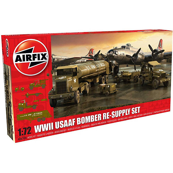 

Набор Airfix "Аэродромная техника USAAF 8th Air Force Bomber Resupply Set" 1:72