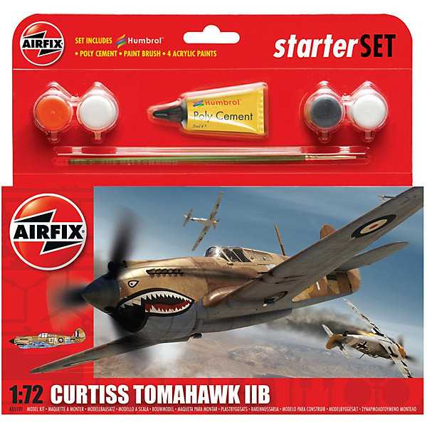 

Подарочный набор Airfix "Истребитель Curtiss Tomahawk IIB " 1:72