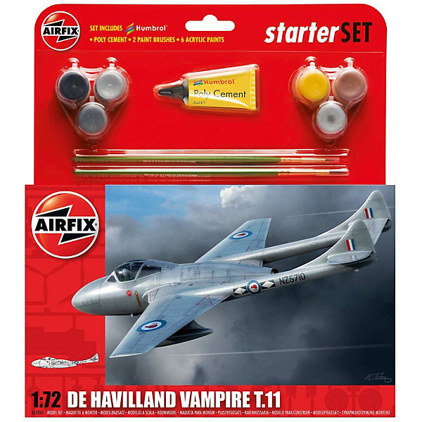 

Подарочный набор Airfix "Самолет De Havilland Vampire T11" 1:72