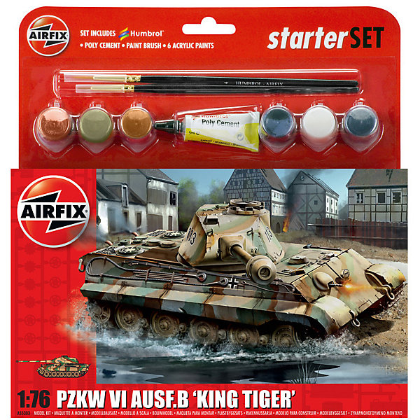 

Подарочный набор Airfix №Танк King Tiger" 1:76