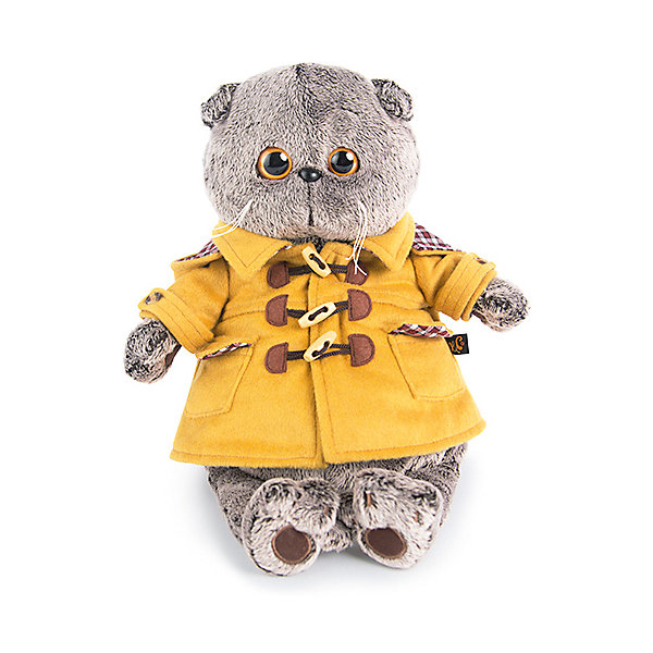 

Мягкая игрушка Budi Basa Кот в дафлкоте, 19 см