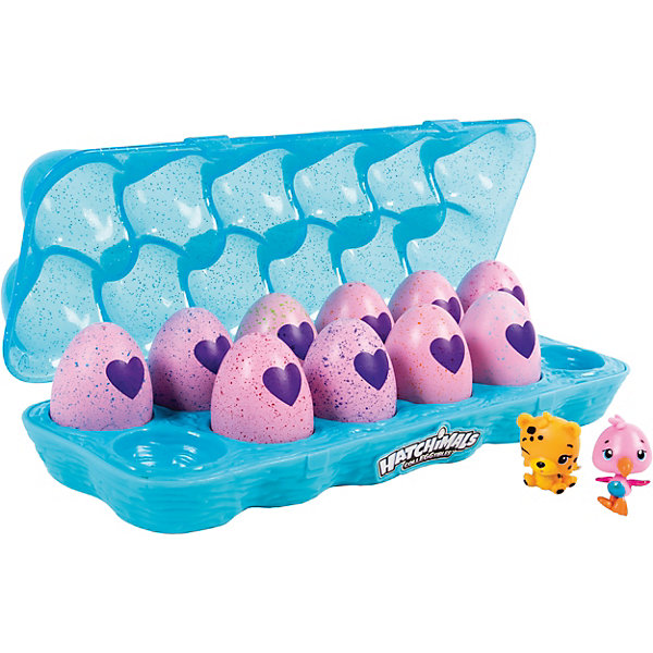 Коллекционные фигурки Spin Master Hatchimals в голубой коробке, 12 штук 7517953