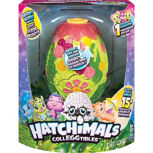 Spin Master Игровой набор с коллекционными фигурками Hatchimals волшебное превращение