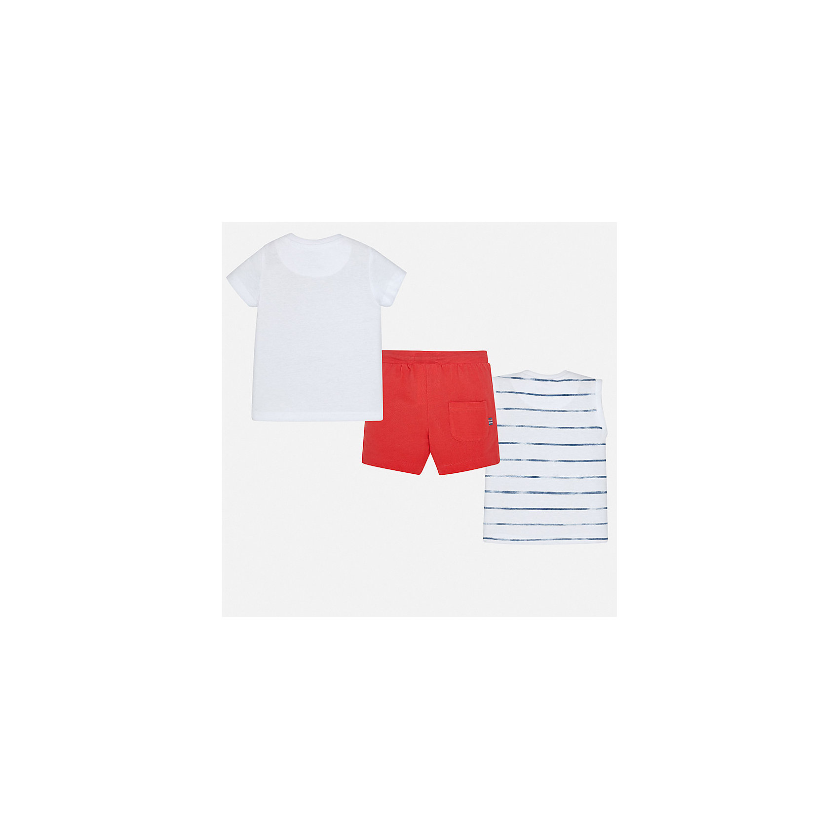 Комплект: 2 футболки и шорты для мальчика Mayoral 