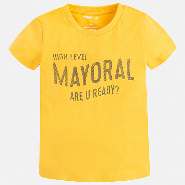 

Футболка Mayoral для мальчика, Желтый