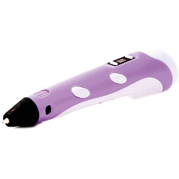 фото 3D ручка Spider Pen "Plus" с ЖК дисплеем, фиолетовая