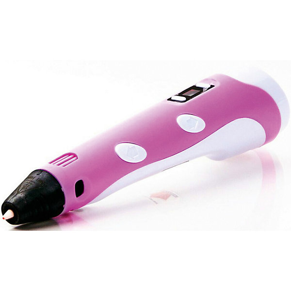 фото 3D ручка Spider Pen "Plus" с ЖК дисплеем, розовая