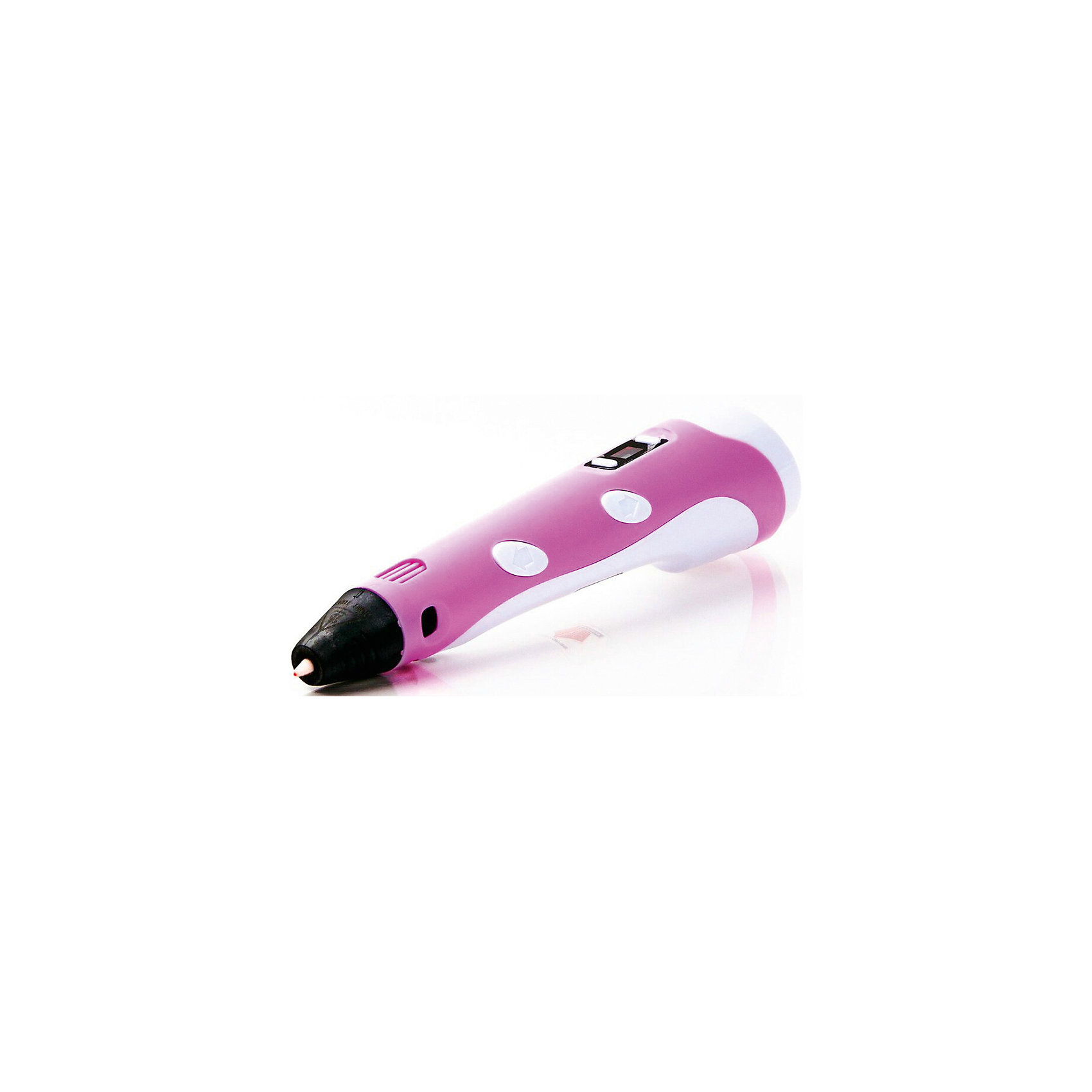 фото 3D ручка Spider Pen "Plus" с ЖК дисплеем, розовая