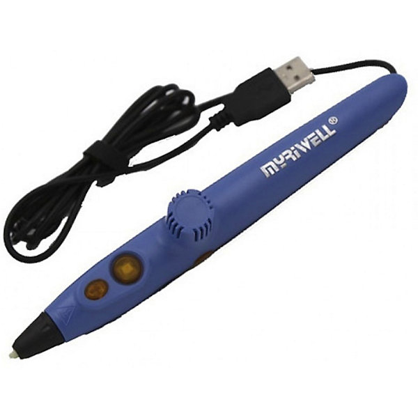 фото 3D ручка Myriwell "RP200A Hot" биопластик PLA, синяя