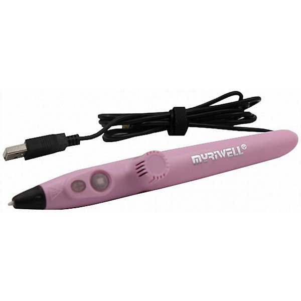 

3D ручка Myriwell "RP200A Hot" биопластик PLA, розовая