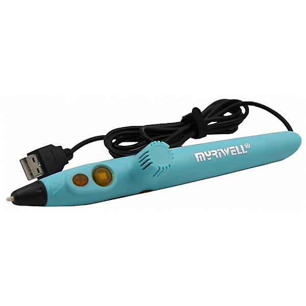 

3D ручка Myriwell "RP200A Hot" биопластик PLA, светло-голубая, Голубой