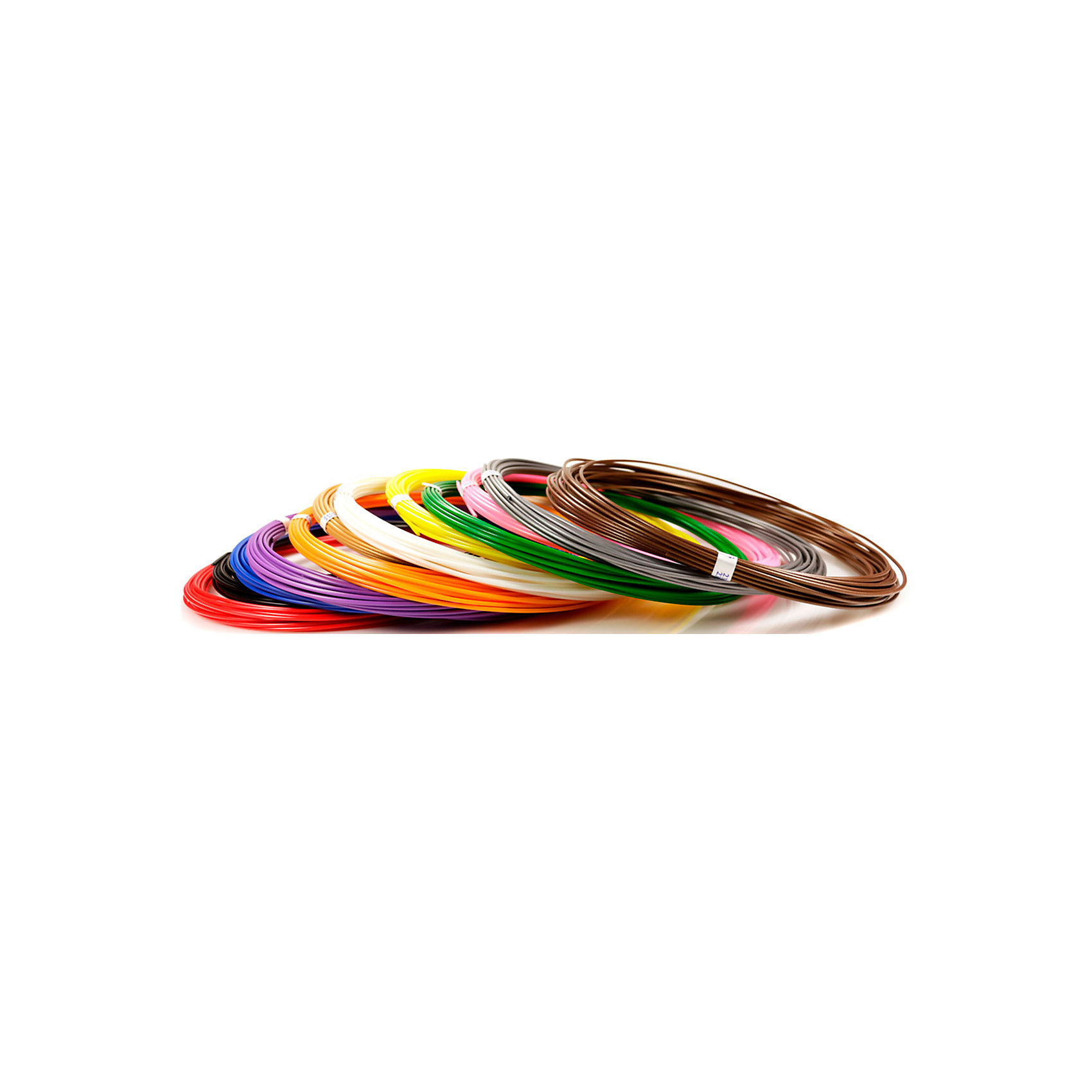 фото Набор пластика для 3D ручек Unid "ABS-12" 10 цветов, 10 м каждый