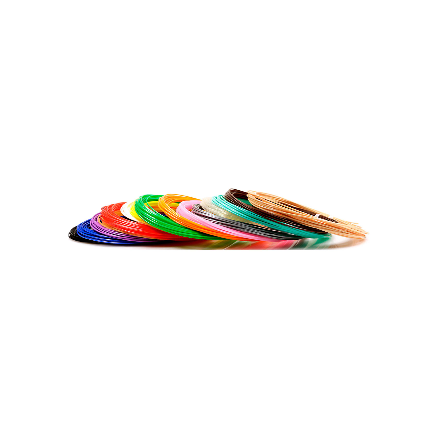 фото Набор пластика для 3D ручек Unid "PLA-15" 15 цветов, 10 м каждый