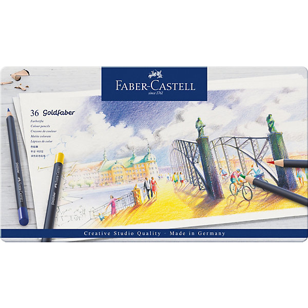

Карандаши цветные Faber-Castell Goldfaber, 36 цветов