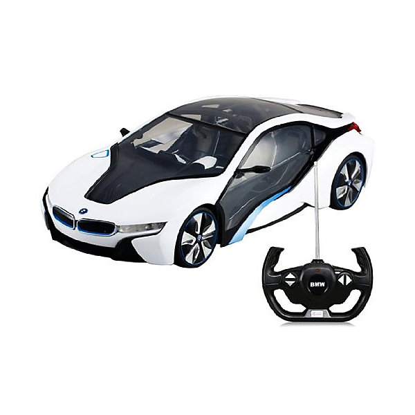 Радиоуправляемая машинка Rastar BMW i8, 1:14, белая 7685578