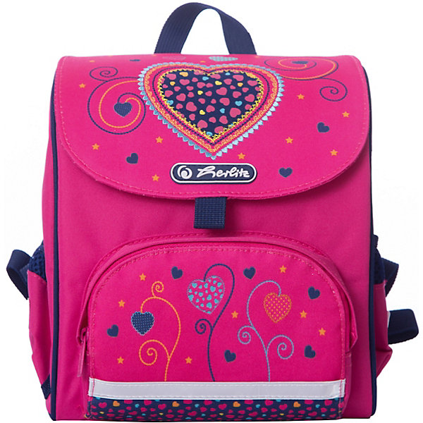 

Ранец Herlitz "Mini Softbag" Pink Hearts, дошкольный, Розовый