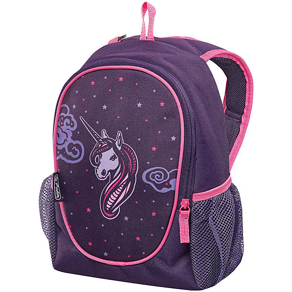 

Дошкольный рюкзак Herlitz "Rookie, Unicorn Night, Dunkellila