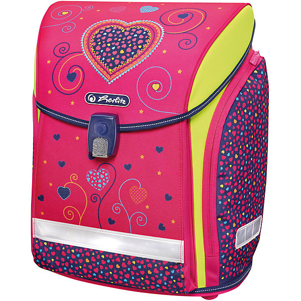 

Ранец Herlitz Midi New Plus, Pink Hearts, Розовый, Ранец Herlitz Midi New Plus, Pink Hearts