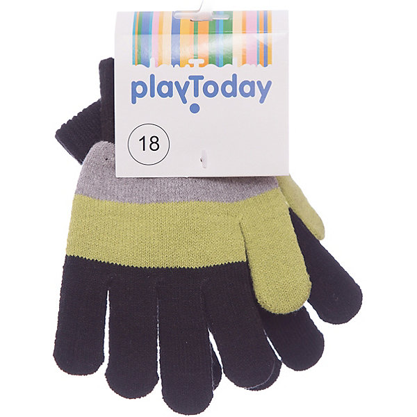 

Перчатки PlayToday для мальчика, Серый