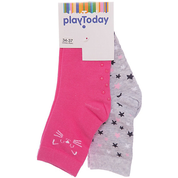 

Носки PlayToday для девочки, Розовый