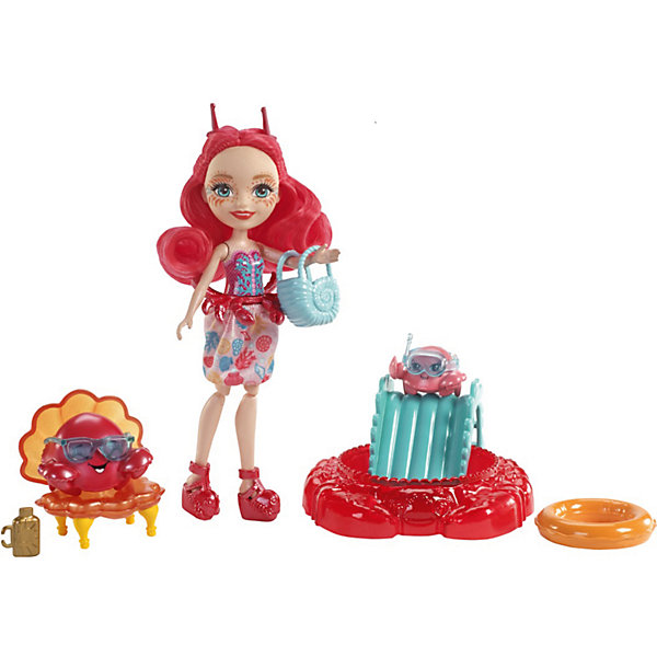 Mattel Игровой набор Enchantimals «Морские подружки с друзьями» Камео и ее крабики, 15 см