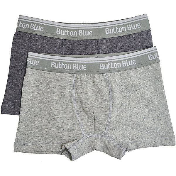 

Трусы, 2шт. Button Blue для мальчика, Серый