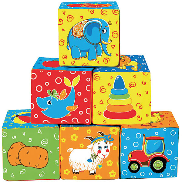 Первые кубики для малышей Мой маленький мир Macik 7748172