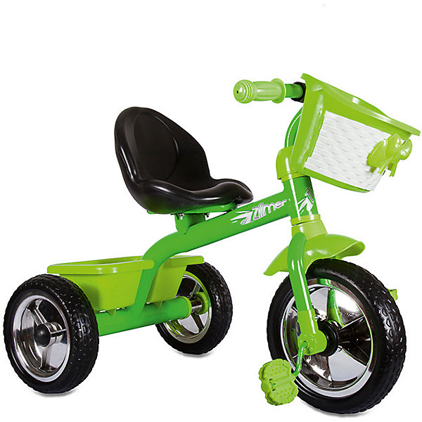 фото Трехколесный велосипед Zilmer "Сильвер Люкс", зеленый