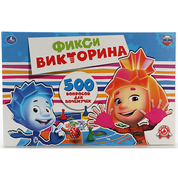 

Викторина 500 вопросов для почемучек, Фиксики, Синий/красный