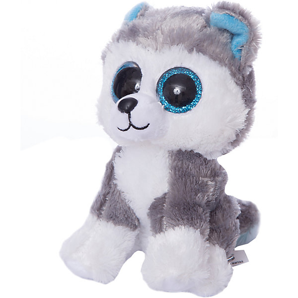 

Мягкая игрушка Abtoys Собачка хаски, 15 см, Белый/серый