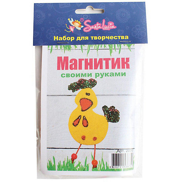 

Набор для создания магнита Цыпленок, Разноцветный