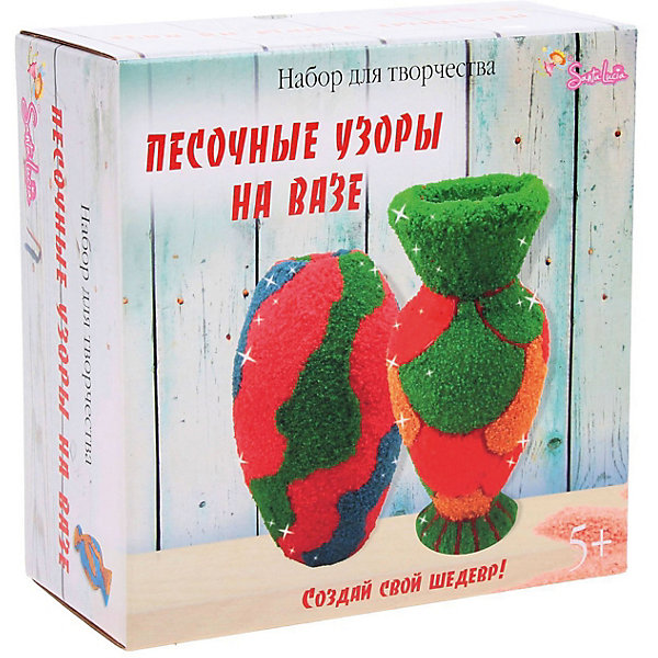 

Песочные узоры на вазе, Разноцветный, Песочные узоры на вазе