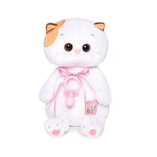 

Мягкая игрушка Budi Basa Кошечка Ли-Ли Baby с соской, 20 см, Белый