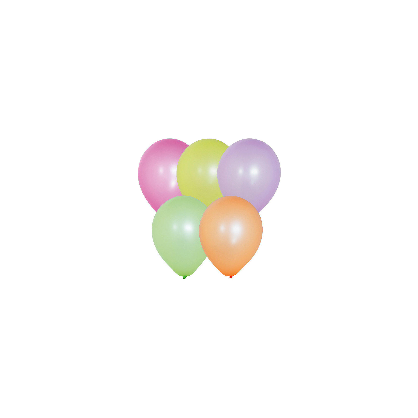 фото Воздушные шары "Флуоресцентные" 100 шт, 10"/25 см Latex occidental