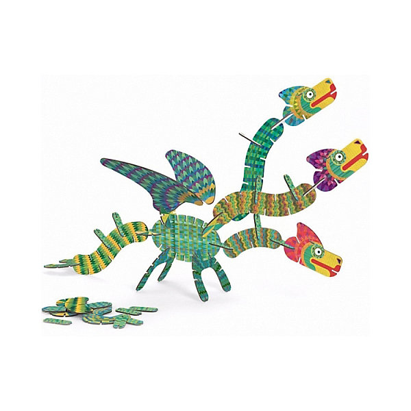 

3D-пазл Djeco "Дракон", 65 элементов