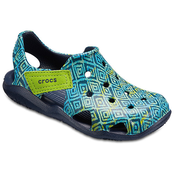 

Сандалии CROCS Swiftwater Wave Graphic K, Голубой