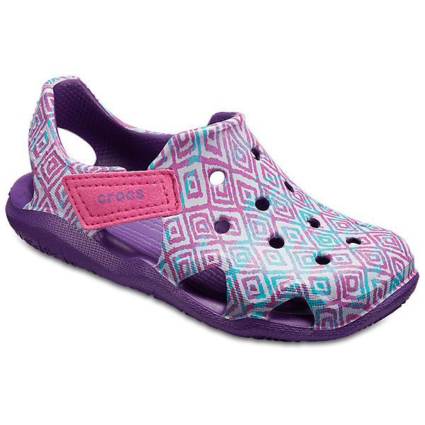 

Сандалии CROCS Swiftwater Wave Graphic K, Лиловый