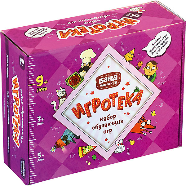 

Развивающая игра "Игротека 9+" Банда Умников (4 игры)