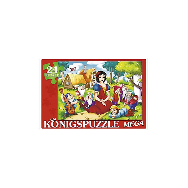 

Мега-пазл Konigspuzzle "Белоснежка и семь гномов" 24 элемента