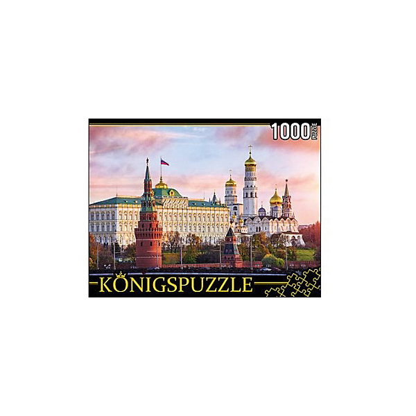 

Пазл Konigspuzzle "Москва. Кремль на закате" 1000 элементов