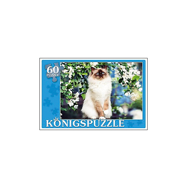 

Пазл Konigspuzzle "Сиамская кошка" 60 элементов