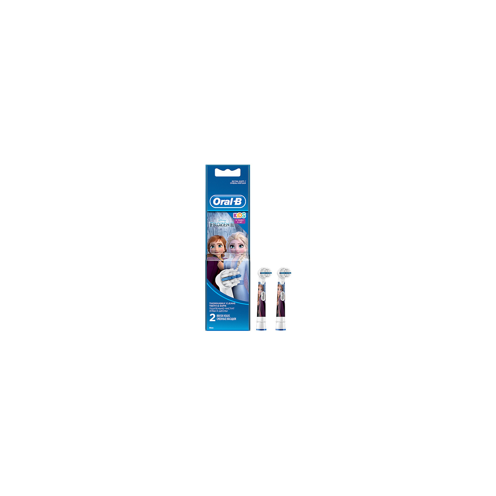 фото Насадки для электрической зубной щетки oral-b stages power frozen, 2шт