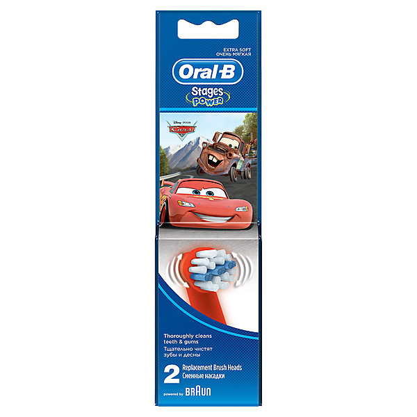 

Насадки для электрической зубной щетки Oral-B Kids Stages Power, 2 шт