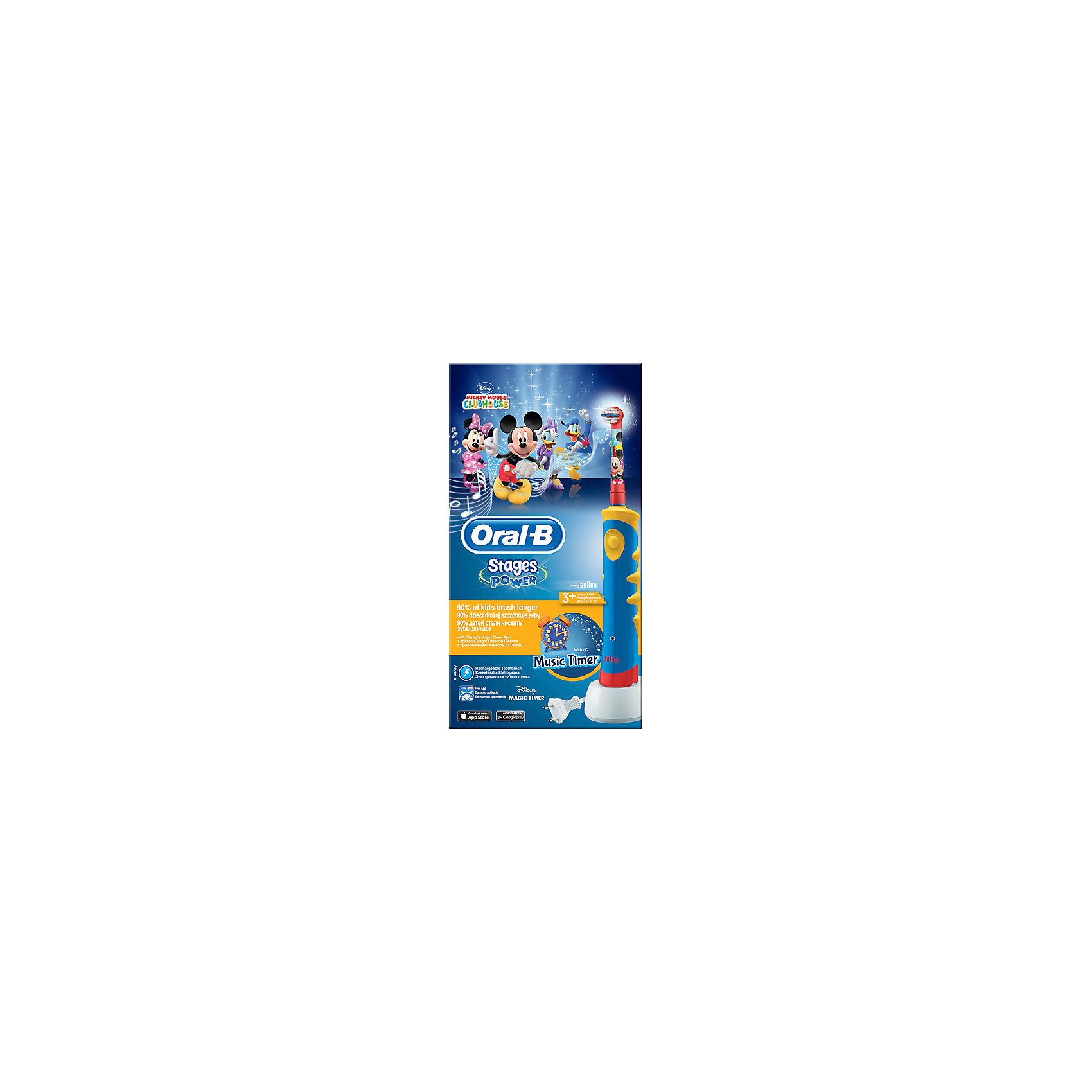 фото Электрическая зубная щетка oral-b mickey kids