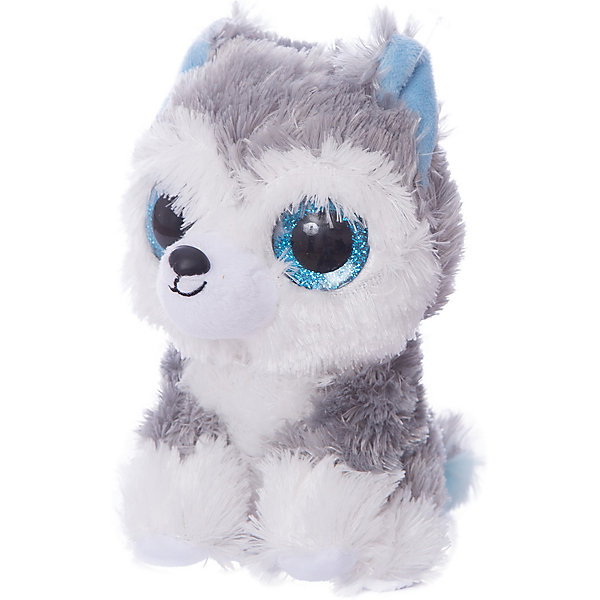 

Мягкая игрушка Teddy Собачка хаски, 15 см, Серый