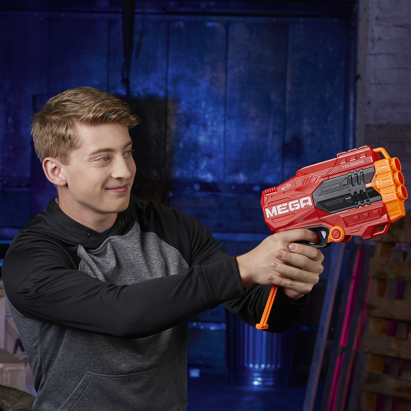 фото Бластер Nerf Мега Три-брейк Hasbro