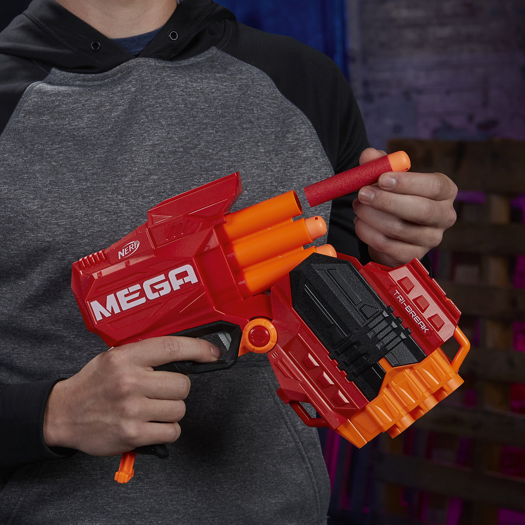 фото Бластер Nerf Мега Три-брейк Hasbro