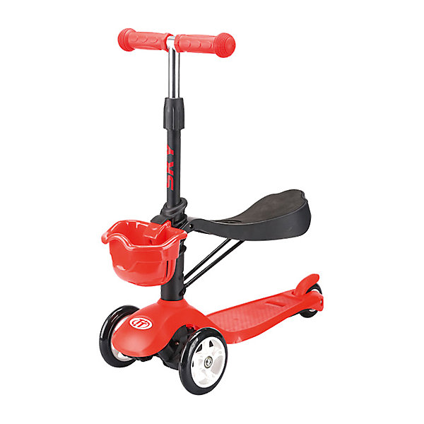 

Трехколесный самокат TechTeam Sky Scooter New,красный