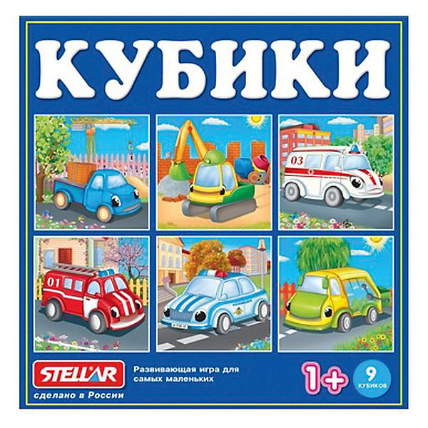 

Кубики в картинках Stellar 39, 9 штук